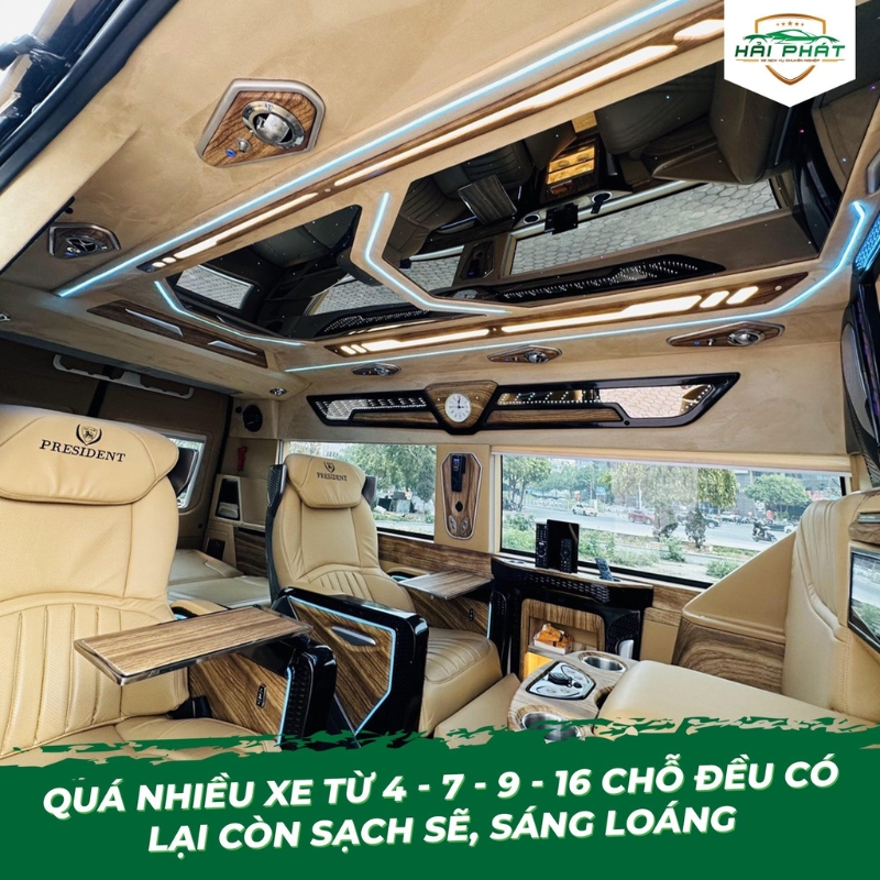 Dịch vụ Hải Phát thuê xe 9 chỗ Dcar
