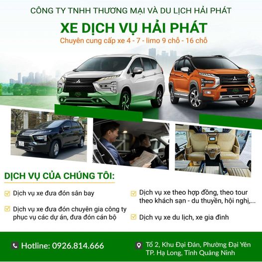 Xe dịch vụ Hải Phát – Dịch vụ xe sân bay Cát Bi uy tín