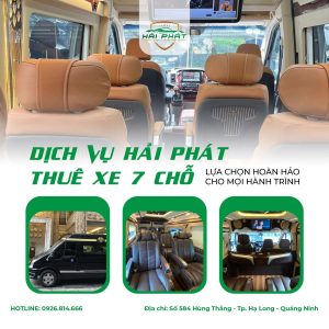 Dịch vụ Hải Phát thuê xe 7 chỗ